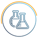 chemical bottles icon