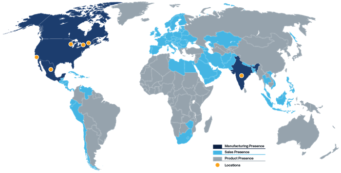 Mapa de ubicación de las HPS